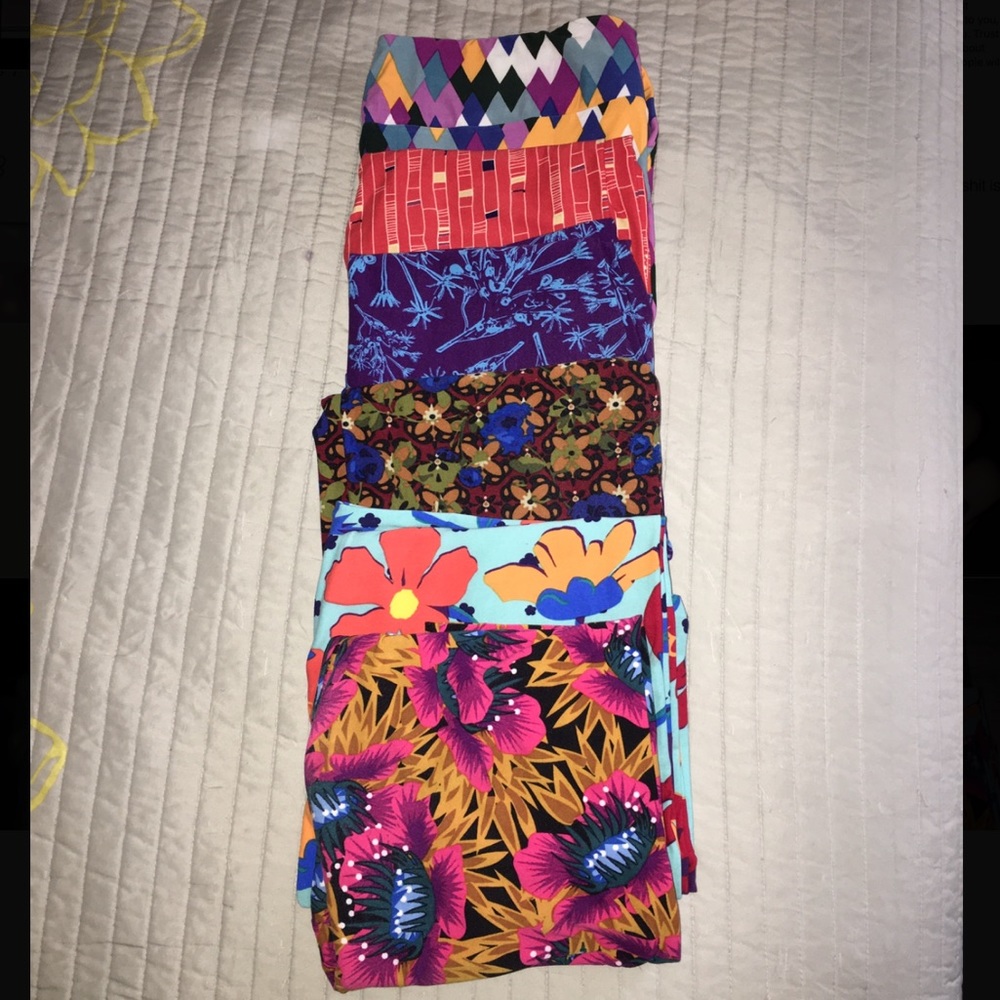 Lot of 6 LulaRoe Leggings
